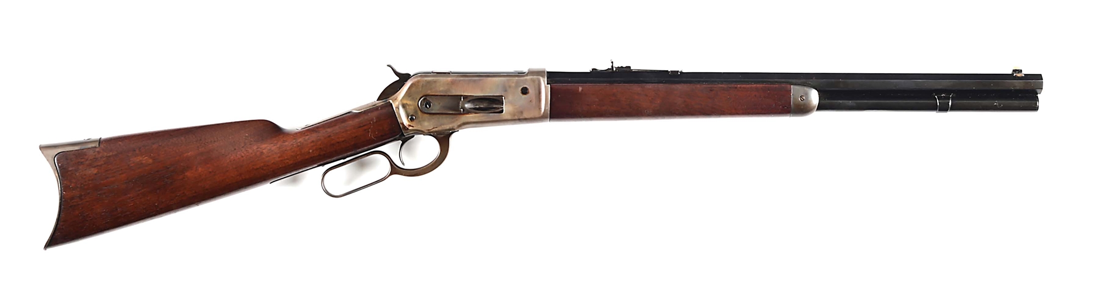 (A) WINCHESTER 1886 .45-70 LEVER ACTION RIFLE.