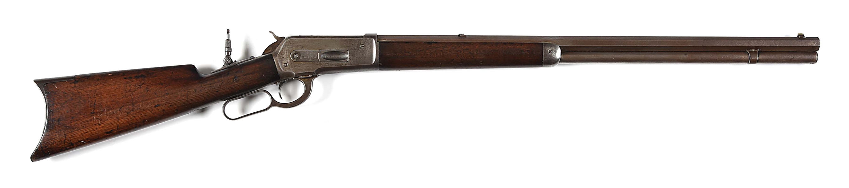 (A) RARE WINCHESTER MODEL 1886 LEVER ACTION RIFLE .40-70 WCF.