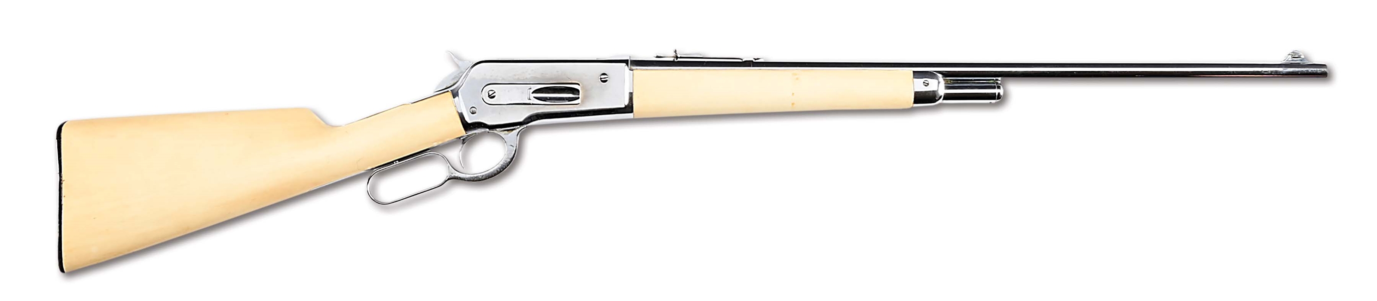 (C) WINCHESTER 1886 .33 WCF LEVER ACTION RIFLE ATTRIBUTED TO KEN MAYNARD.