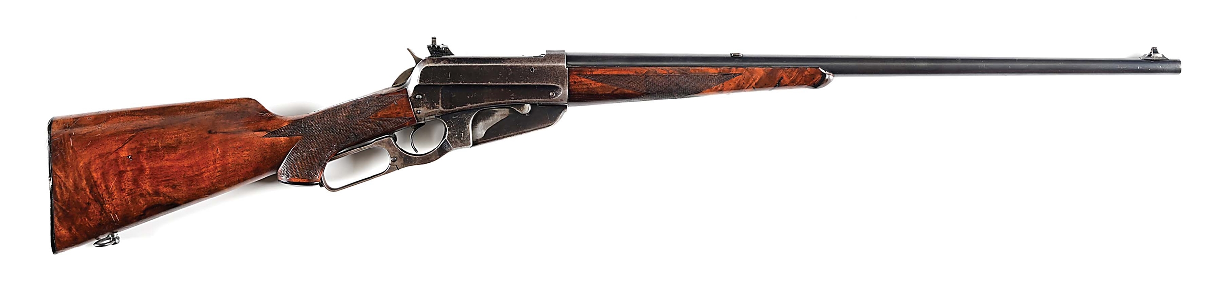 (C) DELUXE WINCHESTER MODEL 1895 LEVER ACTION RIFLE.