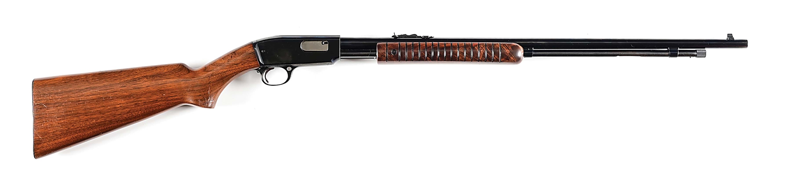 (C) WINCHESTER MODEL 61 .22 MAGNUM SLIDE ACTION RIFLE.