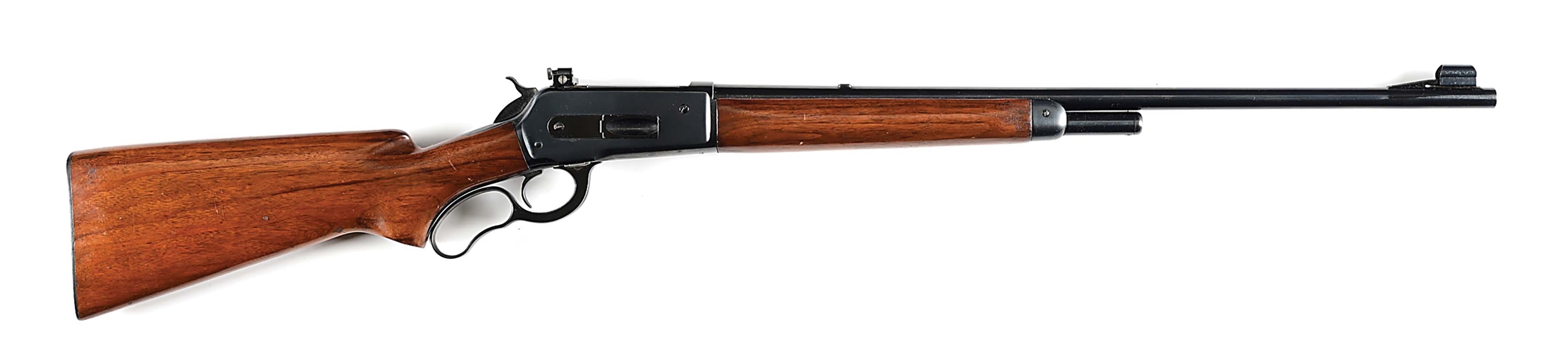 (C) WINCHESTER MODEL 71 LEVER ACTION RIFLE.