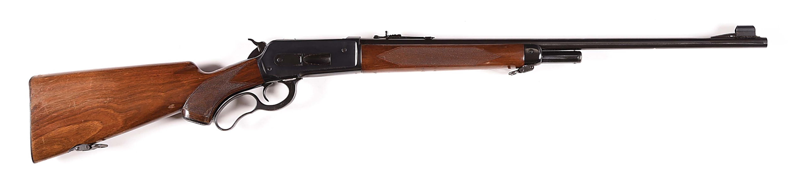 (C) HIGH CONDITION DELUXE WINCHESTER MODEL 71 LEVER ACTION RIFLE.