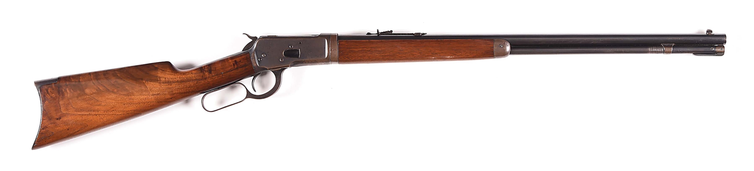 (C) TAKEDOWN WINCHESTER MODEL 92 LEVER ACTION RIFLE.