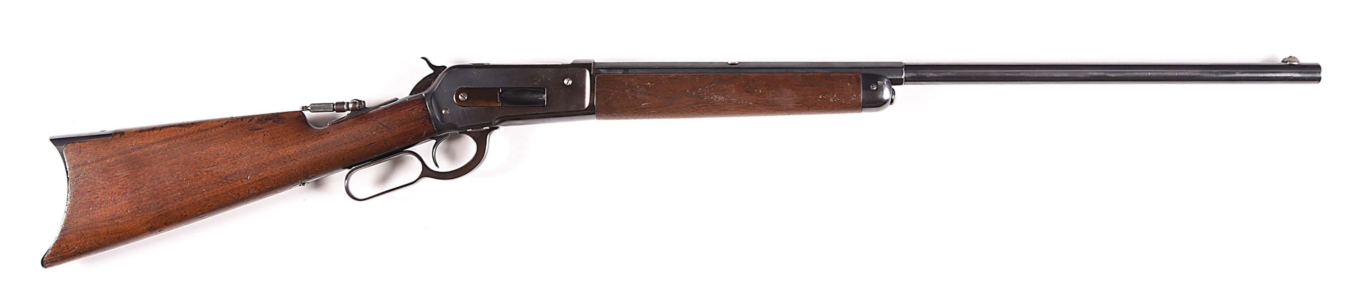 (A) SPECIAL ORDER WINCHESTER MODEL 1886 LEVER ACTION RIFLE 