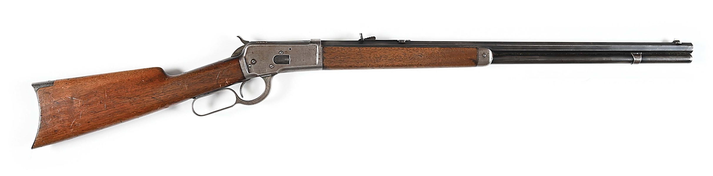 (A) WINCHESTER MODEL 1892 LEVER ACTION RIFLE IN .44-40 WCF.