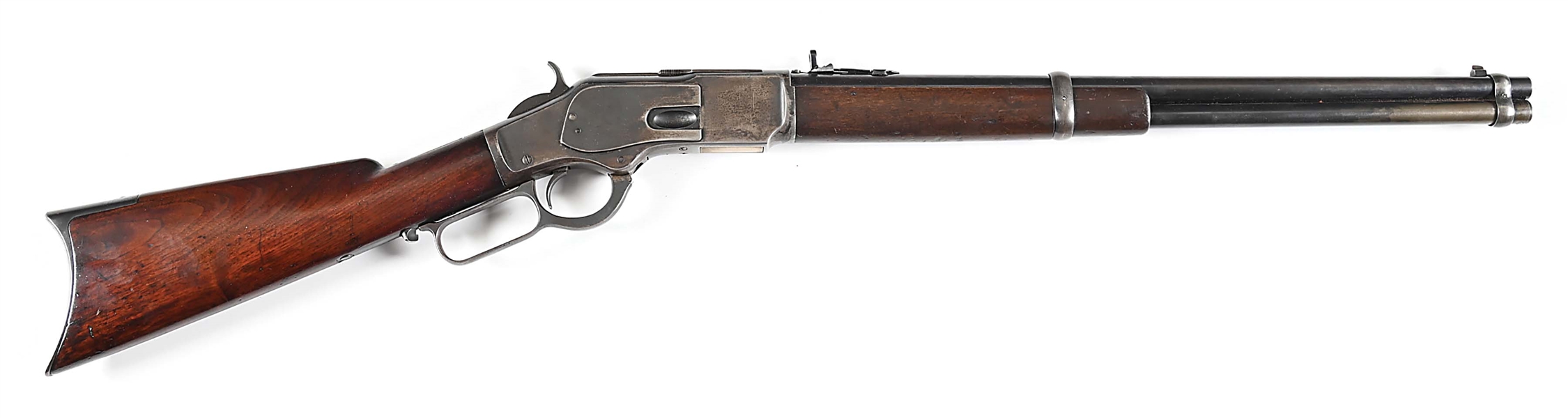 (A) SPECIAL ORDER WINCHESTER MODEL 1873 LEVER ACTION CARBINE.