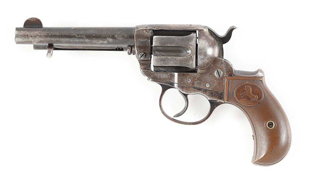 (C) COLT MODEL 1877 DA LIGHTNING DOUBLE ACTION REVOLVER