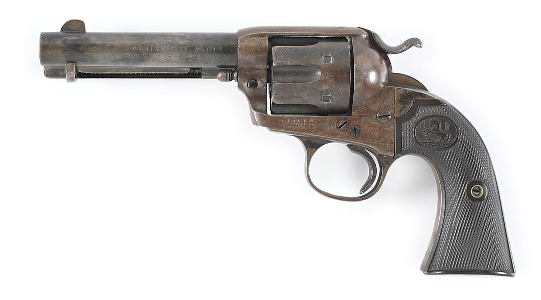 (C) COLT BISLEY .45 COLT SINGLE ACTION REVOLVER (1902).