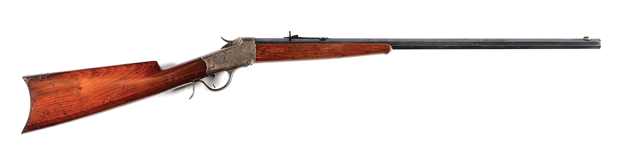 (A) WINCHESTER MODEL 1885 LOW WALL SINGLE SHOT RIFLE (1889).