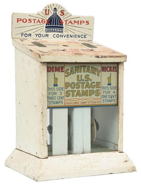 CAST IRON STAMP VENDING MACHINE