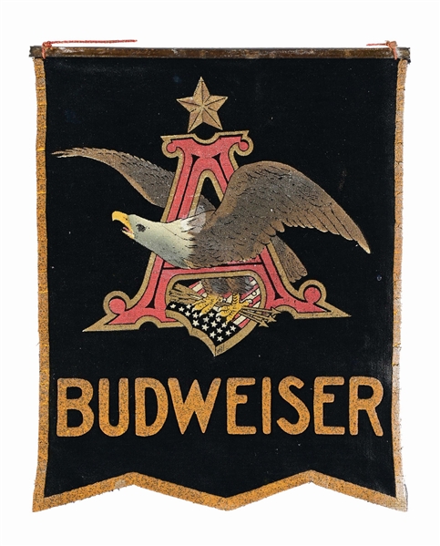 ANHEUSER-BUSCH BUDWEISER FELT BANNER