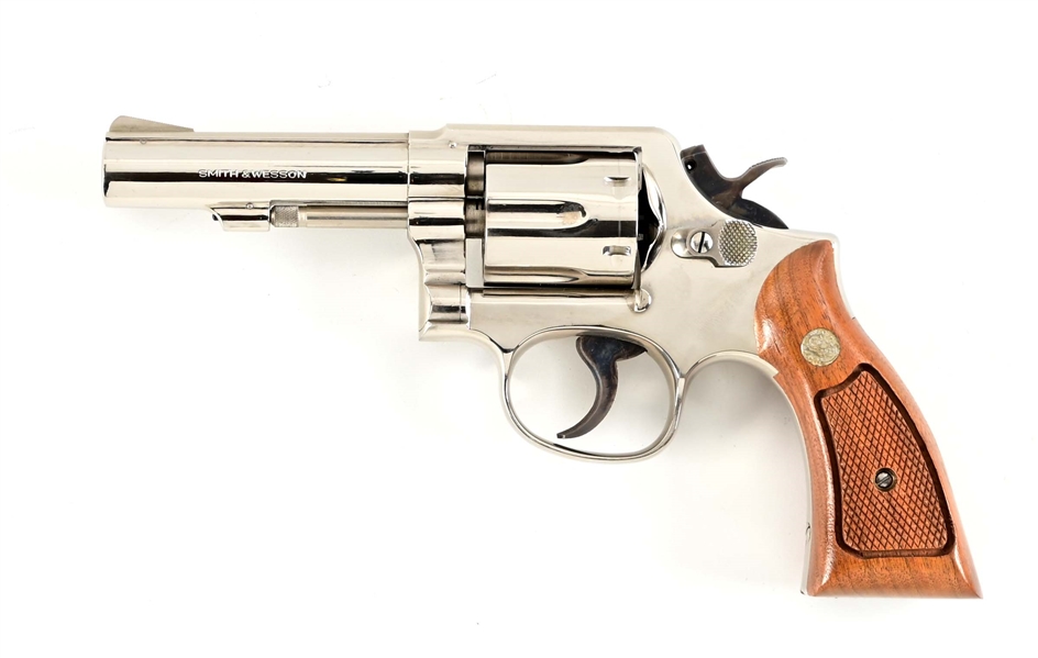 (M) SMITH & WESSON MODEL 10-6 .38 SPECIAL DOUBLE ACTIONB REVOLVER IN BOX.