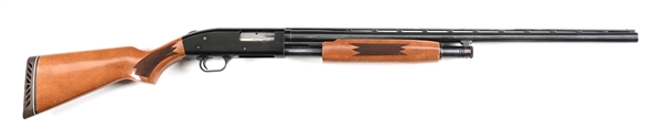 (M) MOSSBERG MODEL 500A SLIDE ACTION 12 GAUGE SHOTGUN.