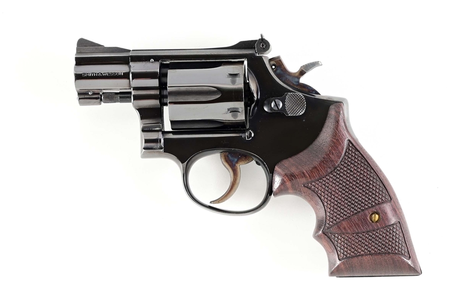 (M) SMITH & WESSON 15-3 .38 SPECIAL DOUBLE ACTION REVOLVER WITH 2" BARREL.