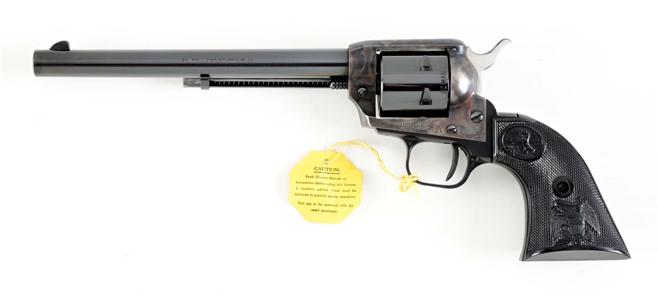 (M) COLT PEACMAKER .22 SINGLE ACTION REVOLVER.