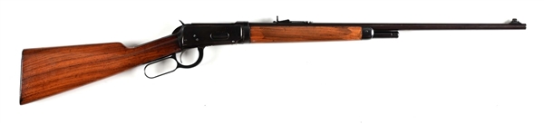 (C) WINCHESTER MODEL 55 LEVER ACTION RIFLE.