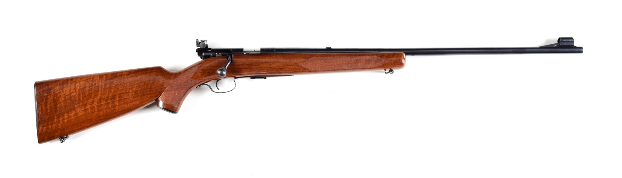 (C) PRE WAR  WINCHESTER MODEL 75 SPORTER BOLT ACTION RIFLE.