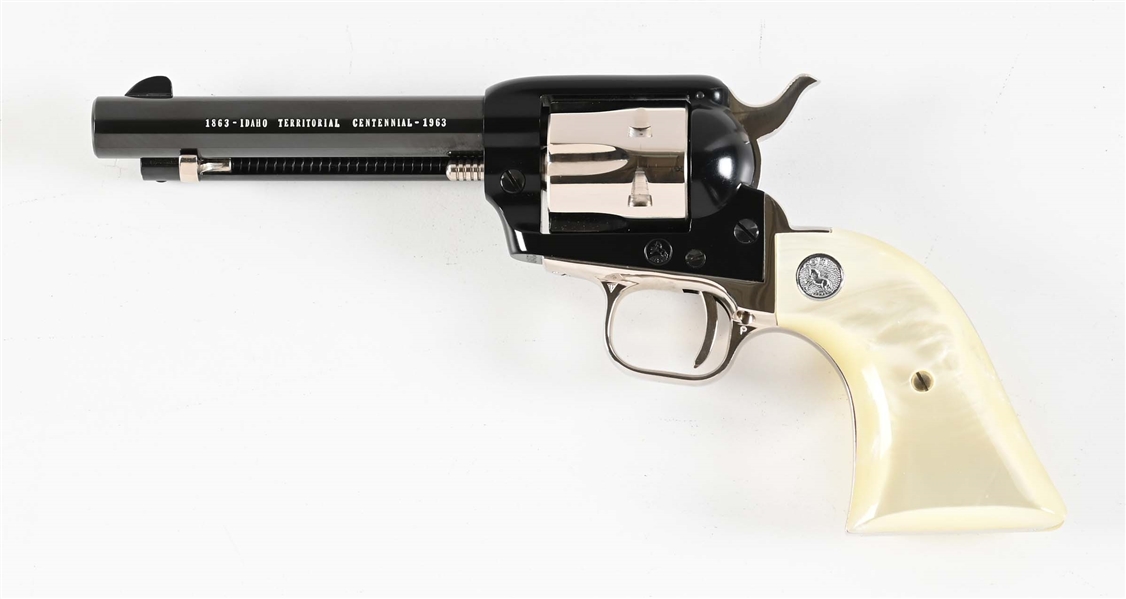 (C) COMMEMORATIVE COLT SINGLE ACTION FRONTIER SCOUT IDAHO TERRITORIAL CENTENNIAL.