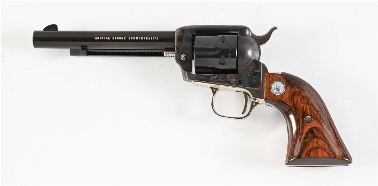 (C) COMMEMORATIVE COLT SINGLE ACTION FRONTIER SCOUT ARIZONA RANGERS.