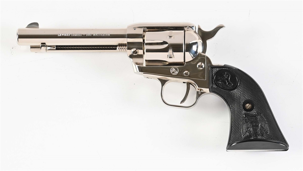 (C) COMMEMRATIVE COLT SINGLE ACTION FRONTIER SCOUT LAWMAN SERIES- BAT MASTERSON.