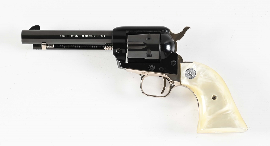 (C) COMMEMRATIVE COLT SINGLE ACTION FRONTIER SCOUT NEVADA CENTENIAL.