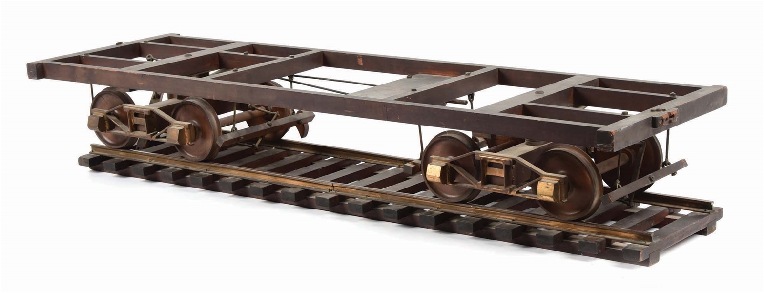 EARLY SALESMAN SAMPLE RAILROAD FLATCAR