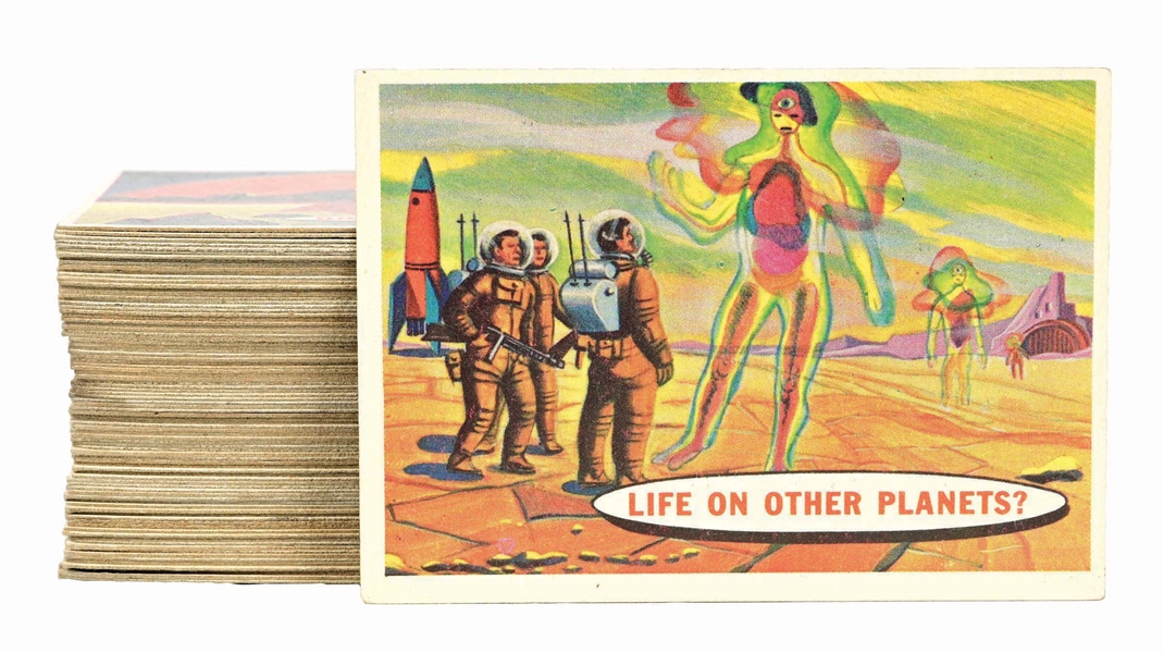 1957 TOPPS COMPLETE SET OF SPACE CARDS