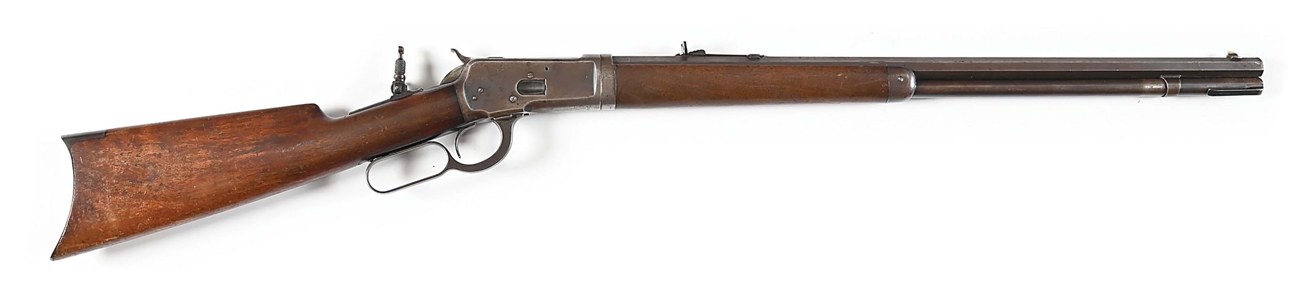 (A) WINCHESTER MODEL 1892 LEVER ACTION TAKEDOWN RIFLE.