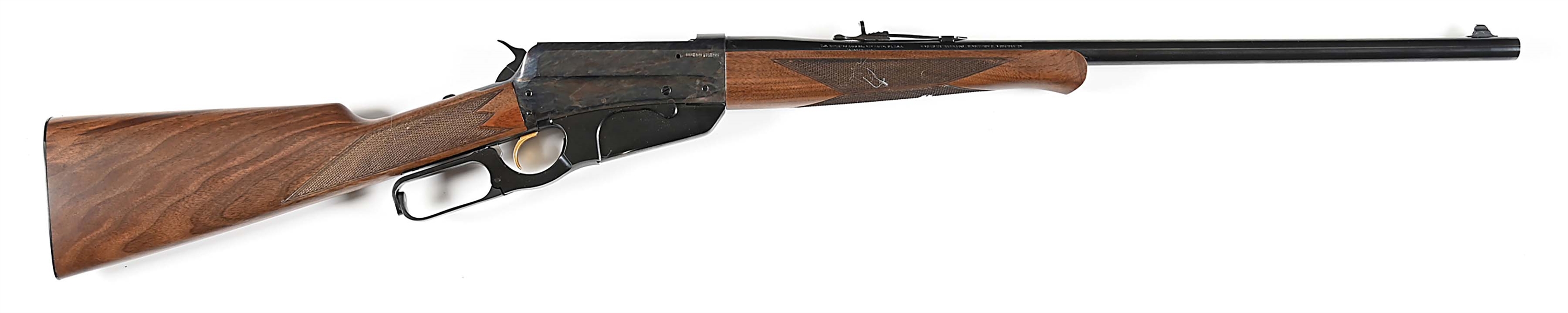 (M) CASE COLORED WINCHESTER MODEL 1895 TEXAS SPECIAL LEVER ACTION RIFLE IN .405 WCF.