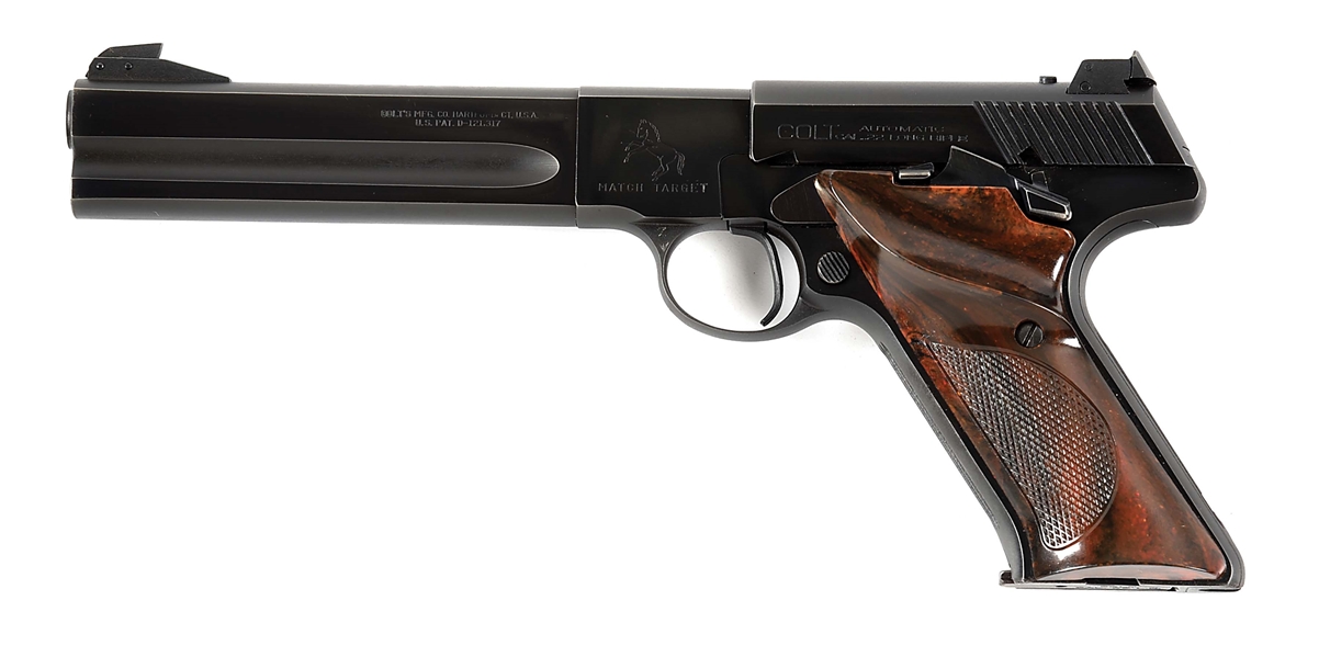 (C) COLT WOODSMAN 2ND SERIES MATCH TARGET SEMI AUTOMATIC PISTOL.