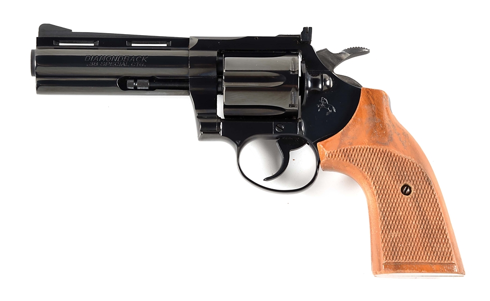 (M) BOXED COLT DIAMONDBACK DOUBLE ACTION REVOLVER.