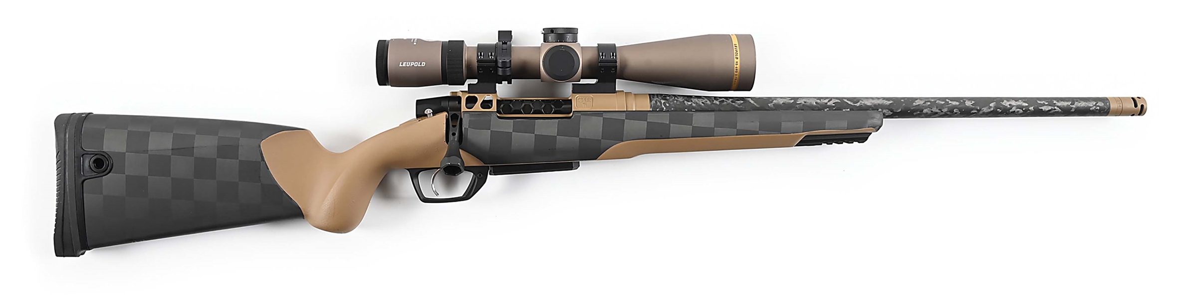 (M) SKUNKWERKS LIMITED EDITION "THE CUT" GUNWORKS GLR TI 6.5 PRC BOLT ACTION RIFLE WITH LEUPOLD GLASS.