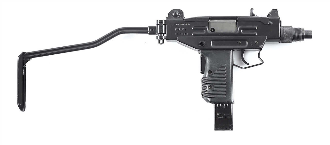 (N) ACTION ARMS / IMI MICRO UZI PISTOL HOST GUN WITH SWD REGISTERED MACHINE GUN BOLT (FULLY TRANSFERABLE).