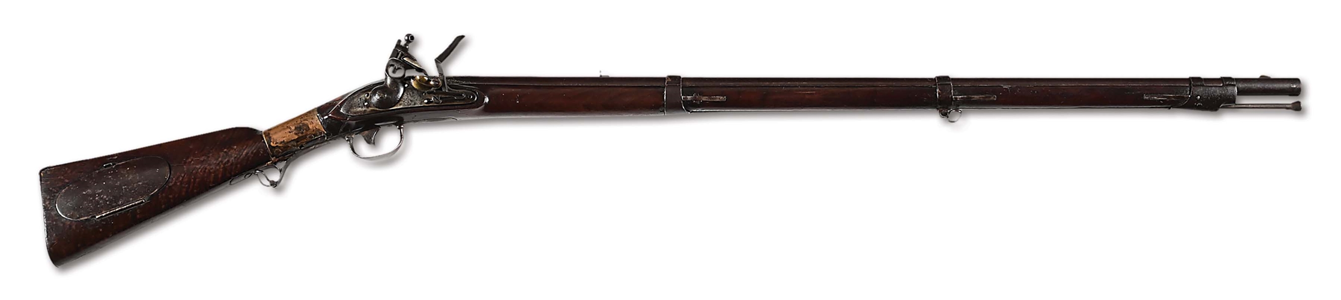 (A) STARR US M1817 FLINTLOCK COMMON RIFLE WITH PERIOD REPAIR AND DECORATION.