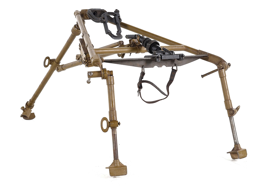 ORIGINAL FABRIQUE NATIONALE FD-D MACHINE GUN TRIPOD. 