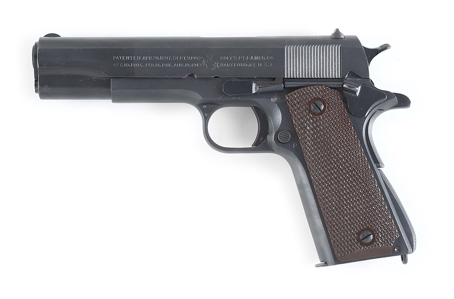 (C) COLT 1911A1 .45 ACP SEMI-AUTOMATIC PISTOL WITH SPARE MAGAZINES