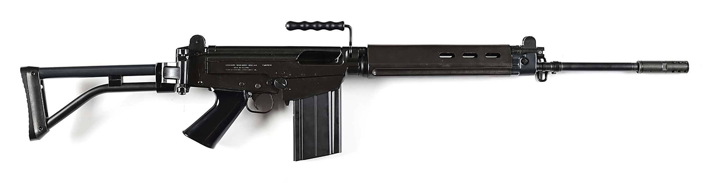 (M) PRE-BAN FN LAR 50.64 .308 MATCH SEMI AUTOMATIC RIFLE.