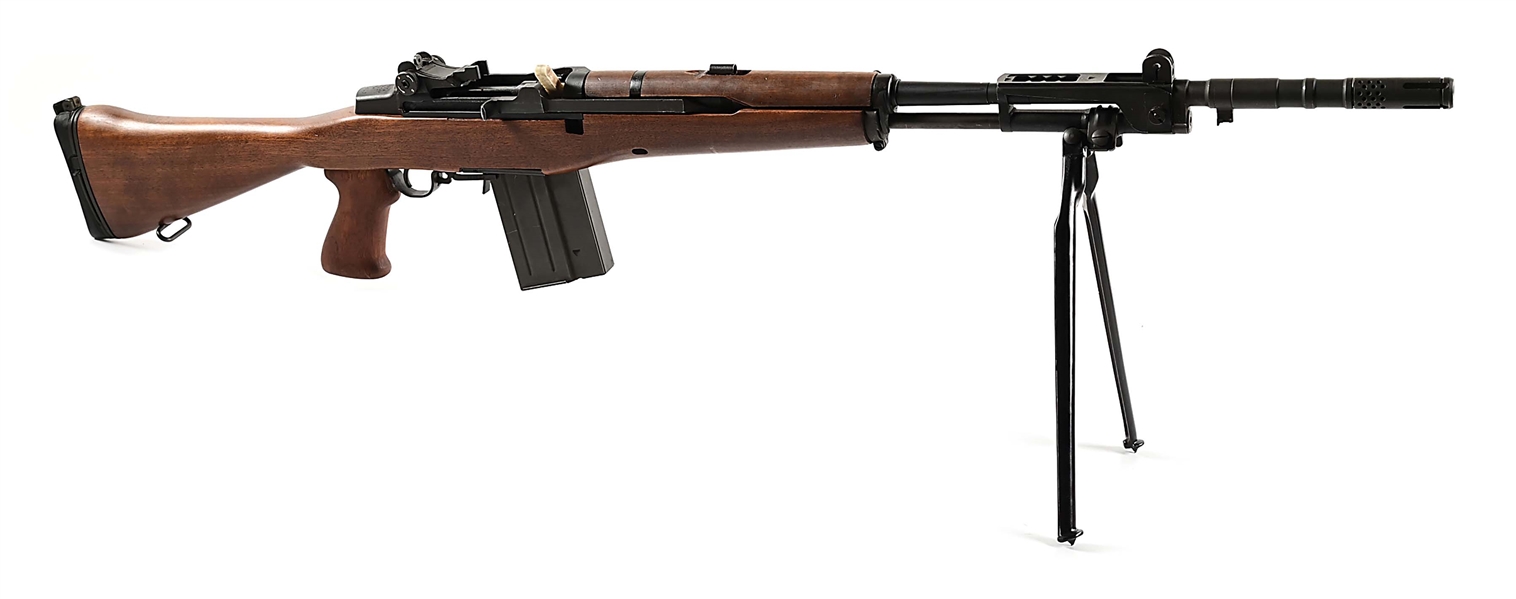 (M) DESIRABLE PRE-BAN BERETTA BM59 SEMI-AUTOMATIC RIFLE.