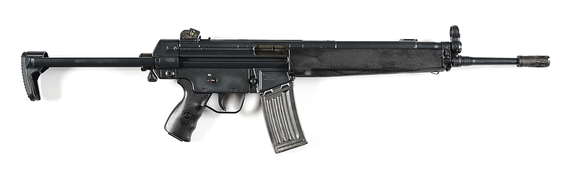 (M) PRE-BAN HECKLER & KOCH HK93 SEMI AUTOMATIC RIFLE.