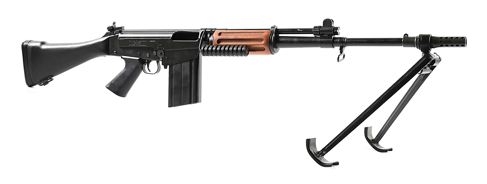 (M) PRE-BAN FN LAR 50.41 .308 MATCH FALO SEMI AUTOMATIC RIFLE.