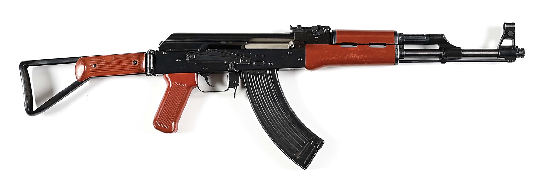 (M) DESIRABLE PRE-BAN CHINEASE POLYTECH AKS 7.62X39MM SEMI-AUTOMATIC RIFLE WITH FOLDING STOCK.