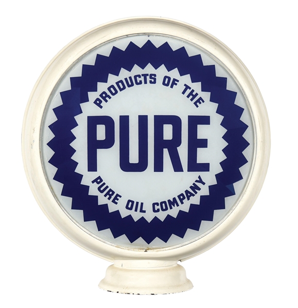 PURE GASOLINE COMPLETE 15" GLOBE ON METAL HIGH PROFILE BODY. 