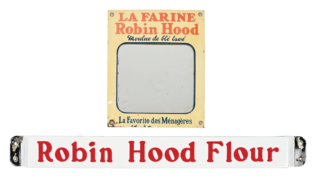 COLLECTION OF 2 ROBIN HOOD FLOUR ADVERTISEMENTS