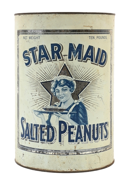 STAR MAID SALTED PEANUTS TIN