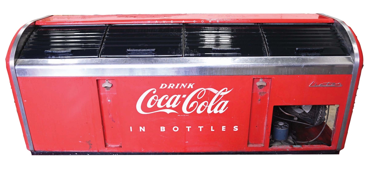 VICTOR COCA-COLA FOUR-DOOR COOLER