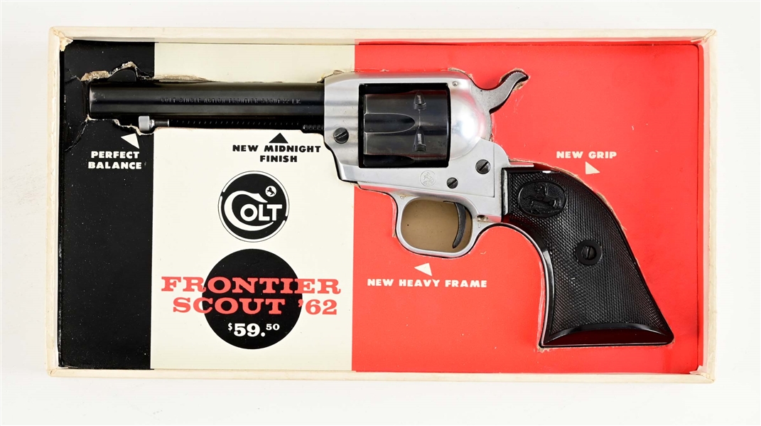 (C) COLT SINGLE ACTION FRONTIER SCOUT REVOLVER.