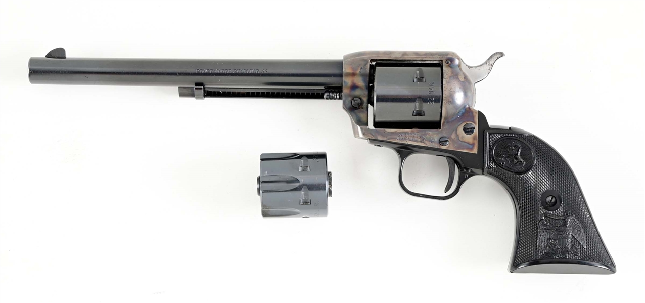 (C) COLT PEACEMAKER BUNTLINE SINGLE ACTION REVOLVER.