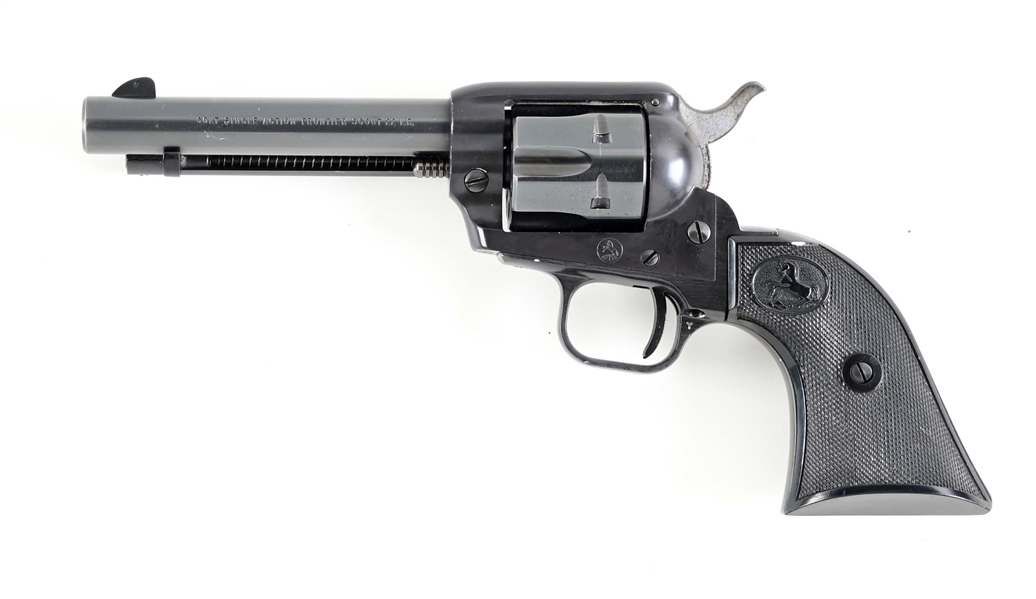 (C) COLT SINGLE ACTION FRONTIER SCOUT REVOLVER.