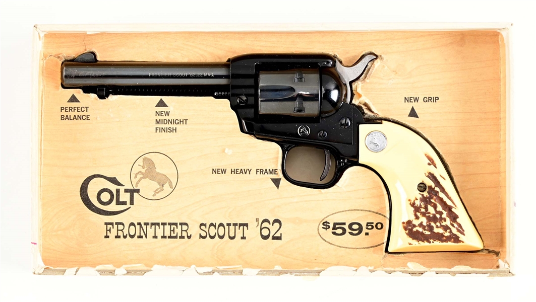 (C) COLT SINGLE ACTION FRONTIER SCOUT 62 REVOLVER.